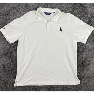 Polo Golf Ralph Lauren Shirt White Performance Polo Big Pony Size XL Hualalai